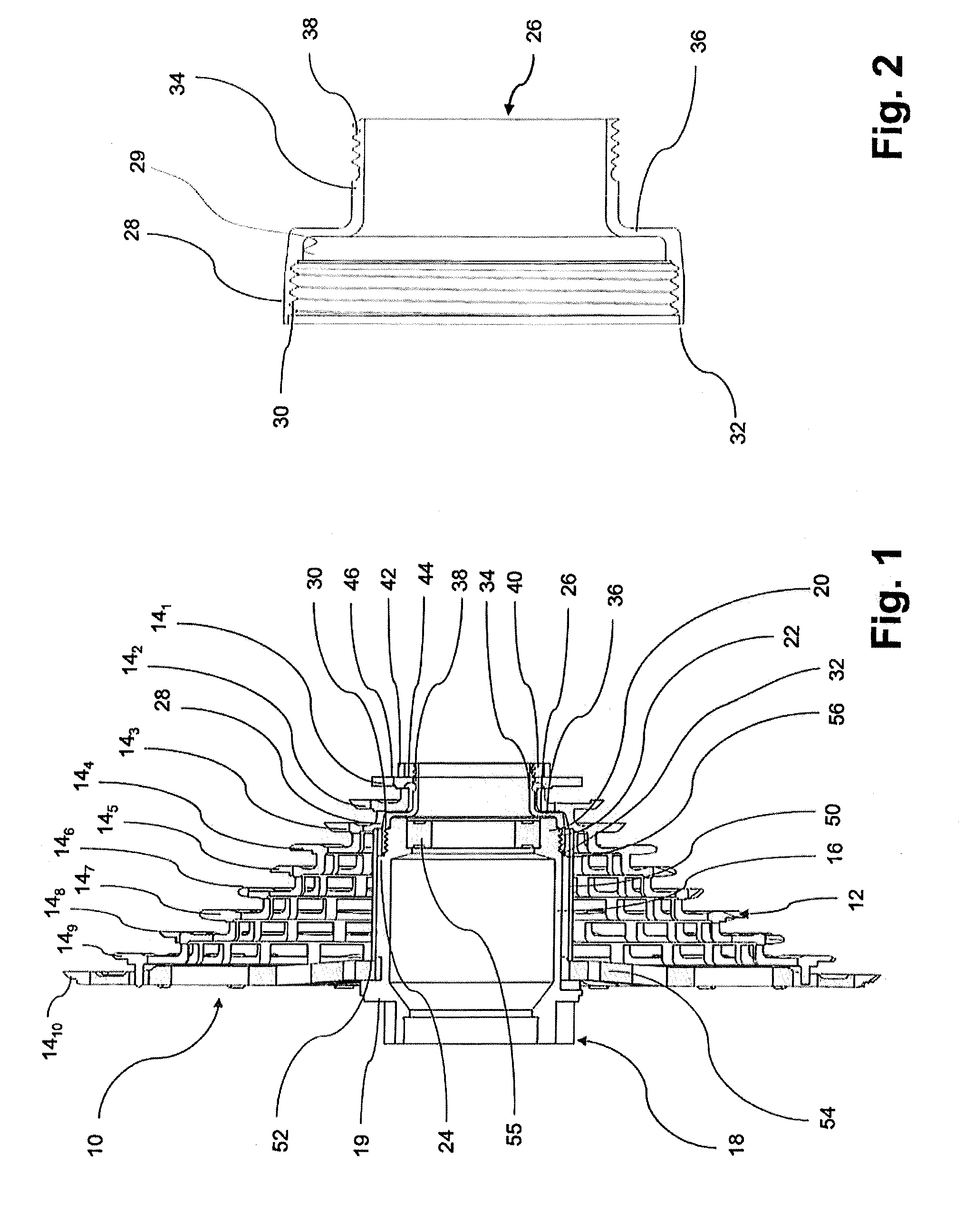 Driver for Mounting a Multiple Sprocket Arrangement to a Bicycle Rear Axle Arrangement
