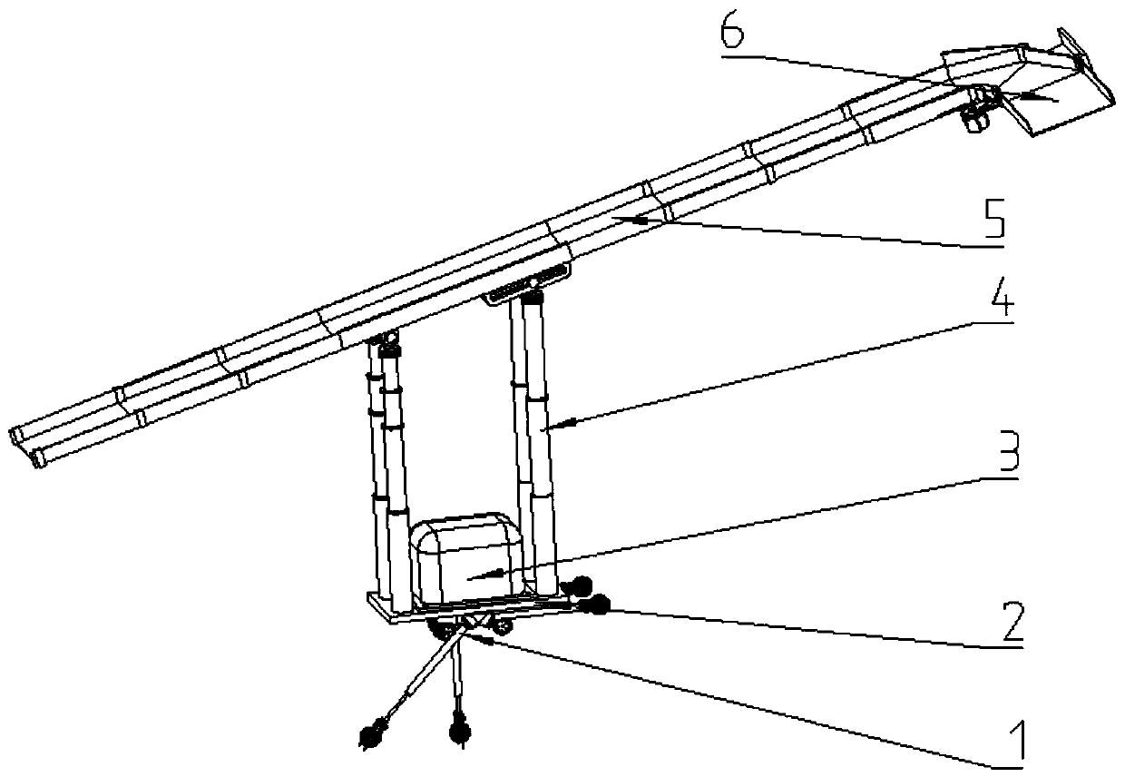 Modular and spliced type emergency moving bridge