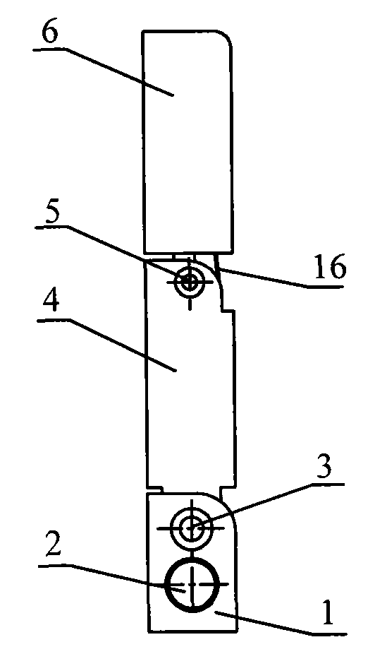 Under-actuated bionic finger device with function of pre-bending grasping