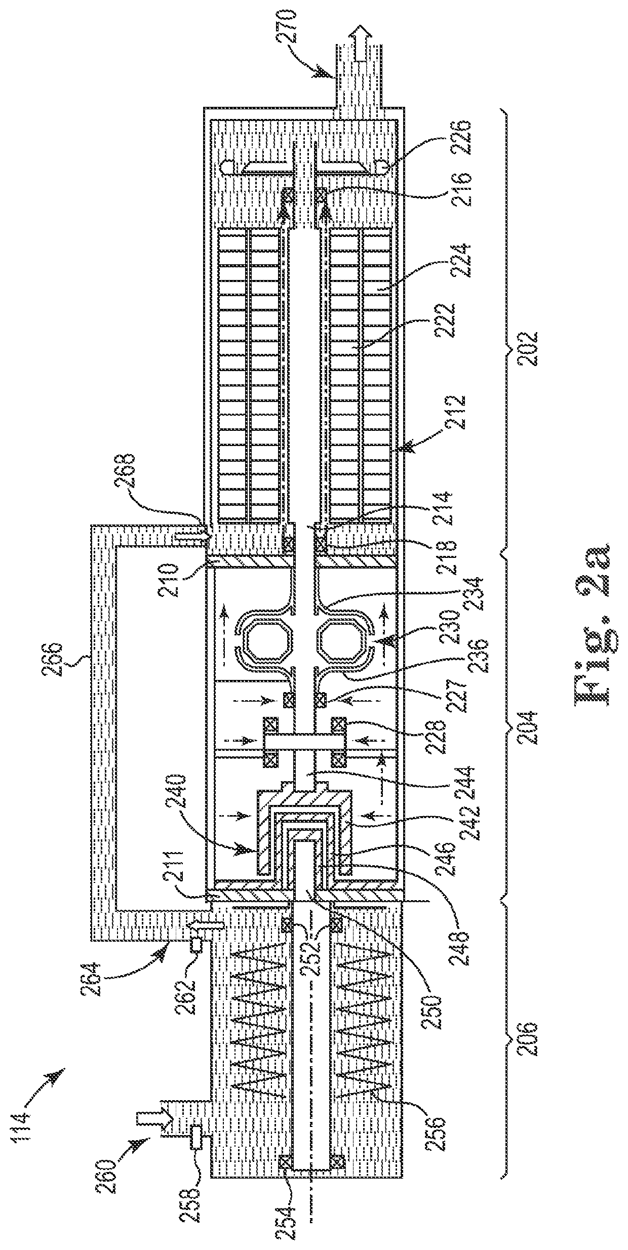 Submerged water desalination system with product water pump cavitation protection