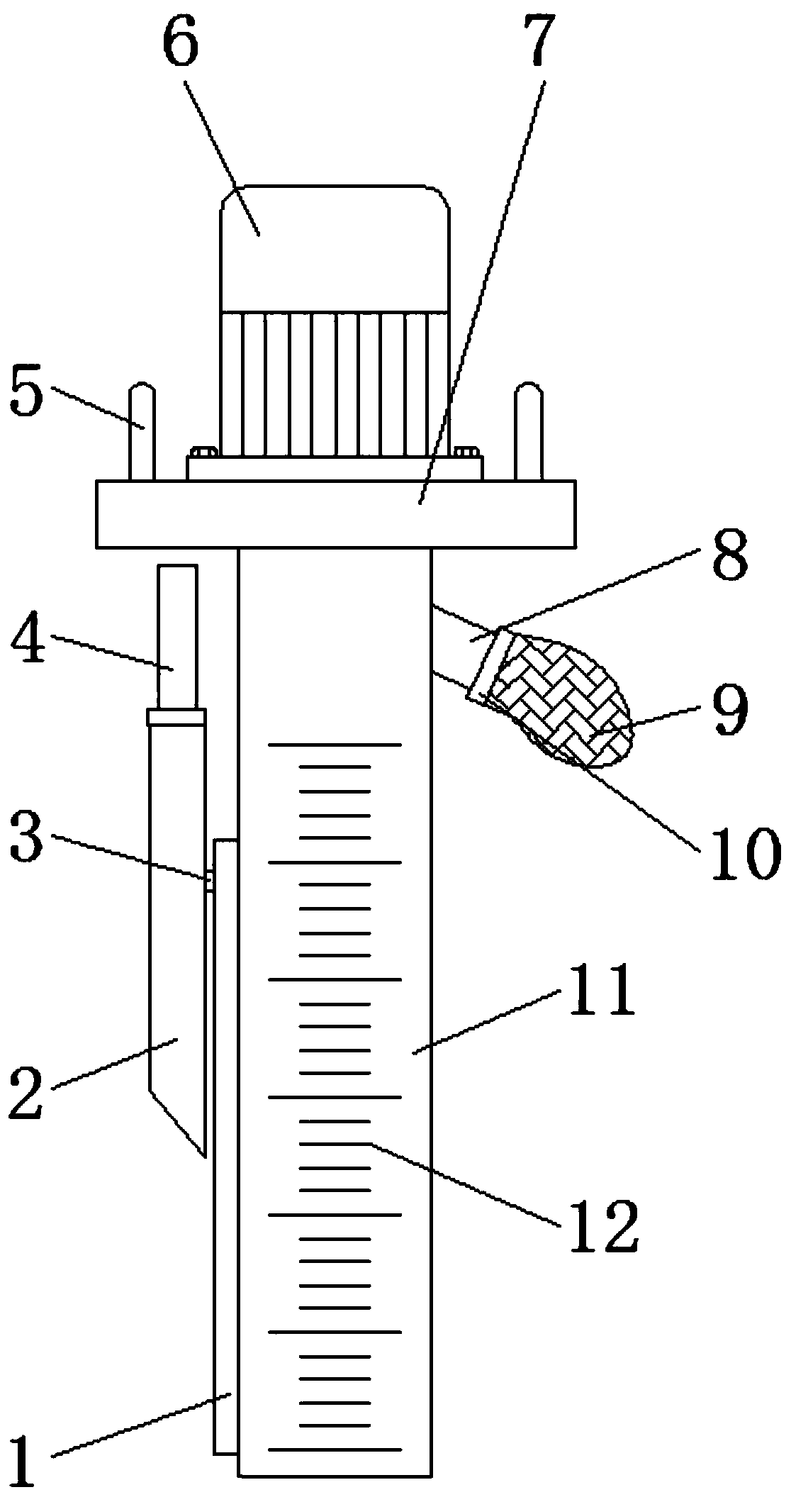 Brewing pit mud sampler and brewing pit mud sampling drilling tool