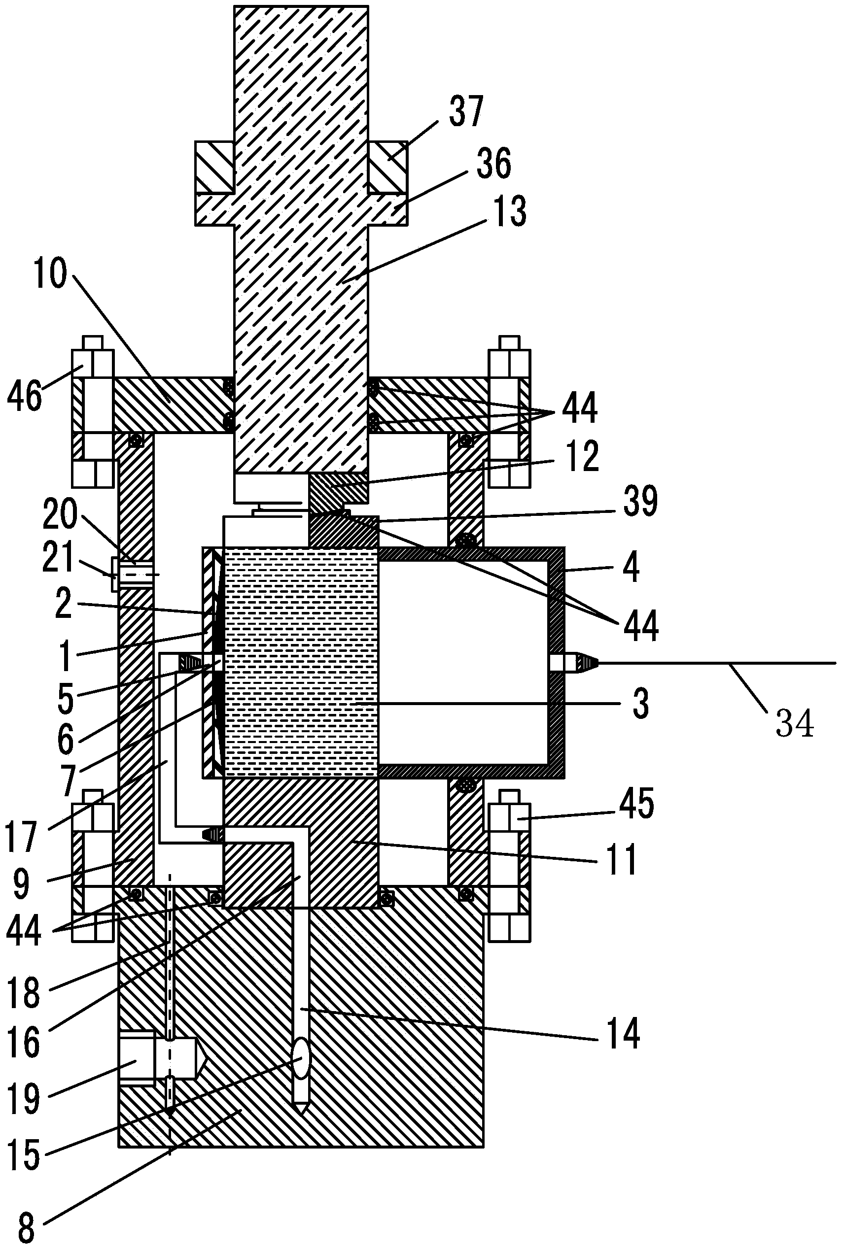 Coal body permeability characteristic testing system and method