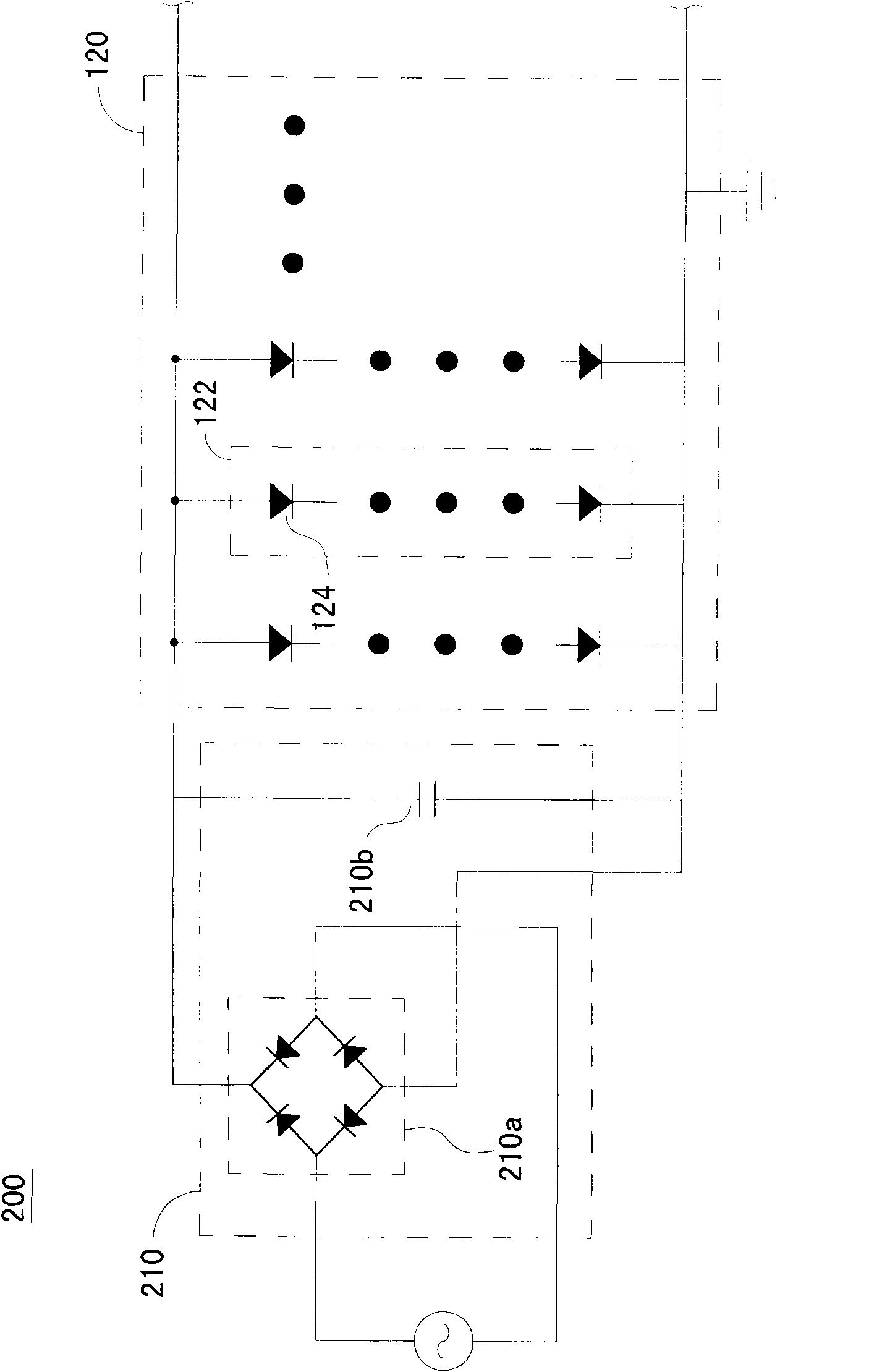 Light emitting diode lighting module and lighting device used thereby