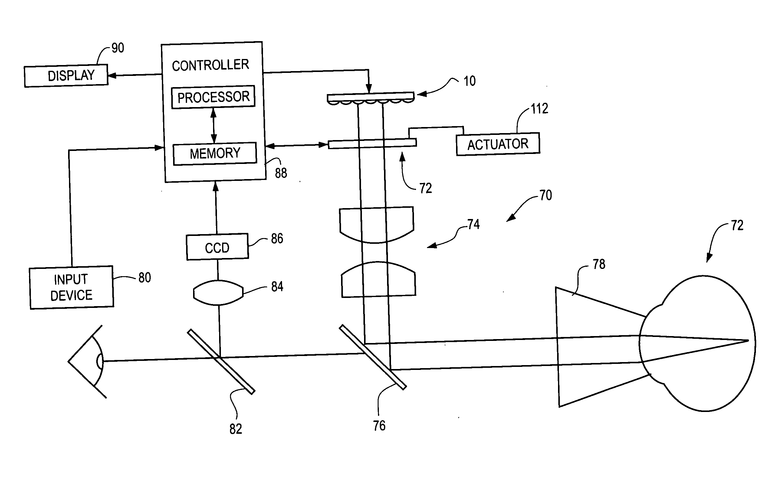 PDT apparatus with an addressable LED array for therapy and aiming