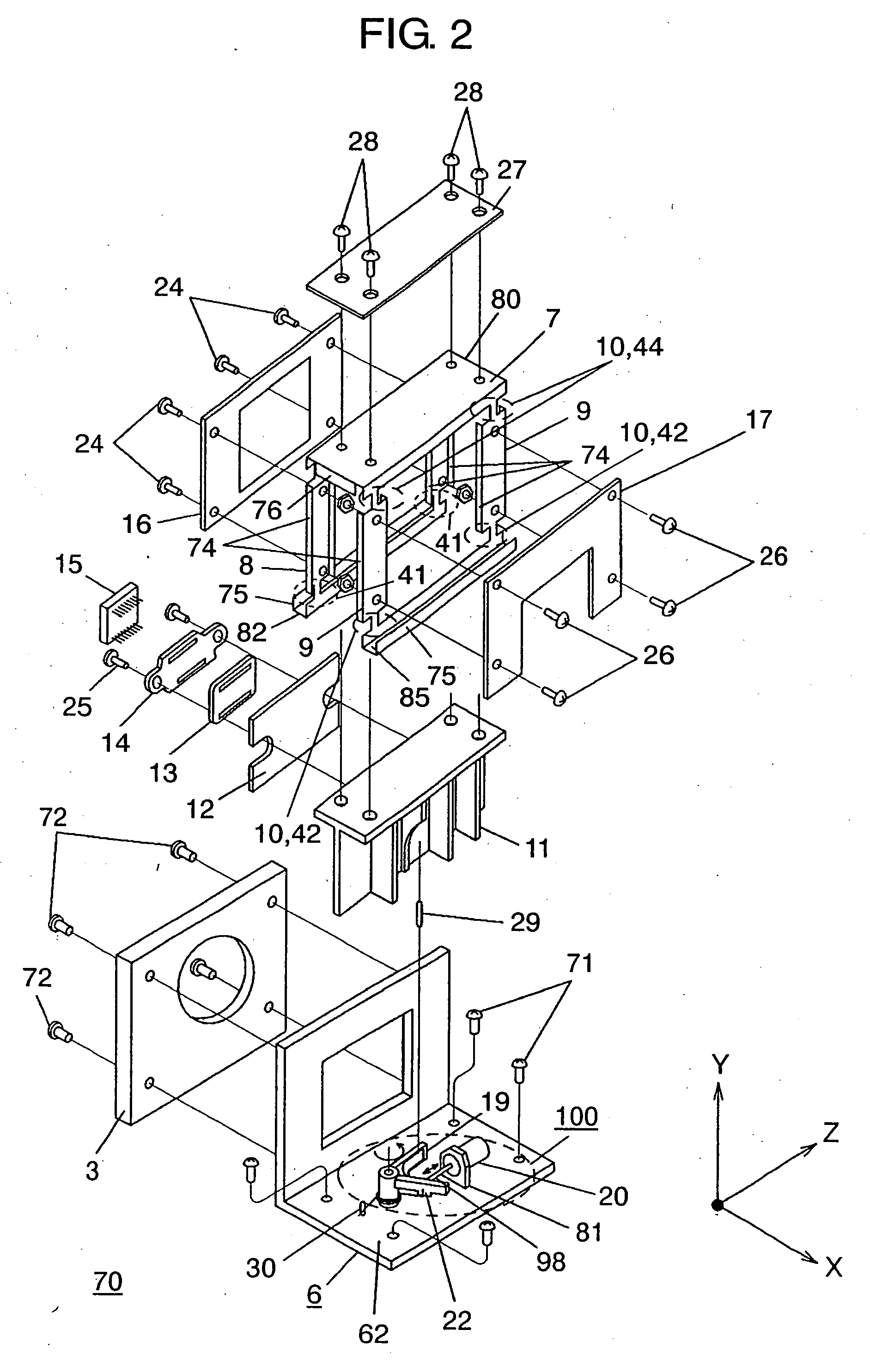 Pickup device driving apparatus, photographing device using the same, and monitoring camera apparatus