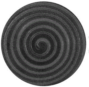 Method for drawing color lines on plate-type ceramic product to form concave-convex embossment pattern