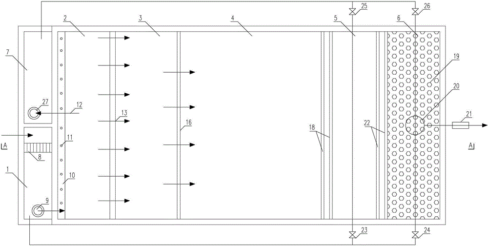 Constant-effluent variable-load SVBR sewage processing technology