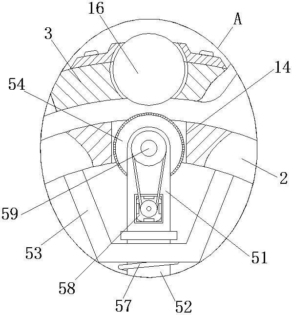 Bonding device for ring folding of biological filter paper