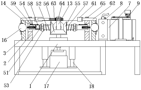 Bonding device for ring folding of biological filter paper