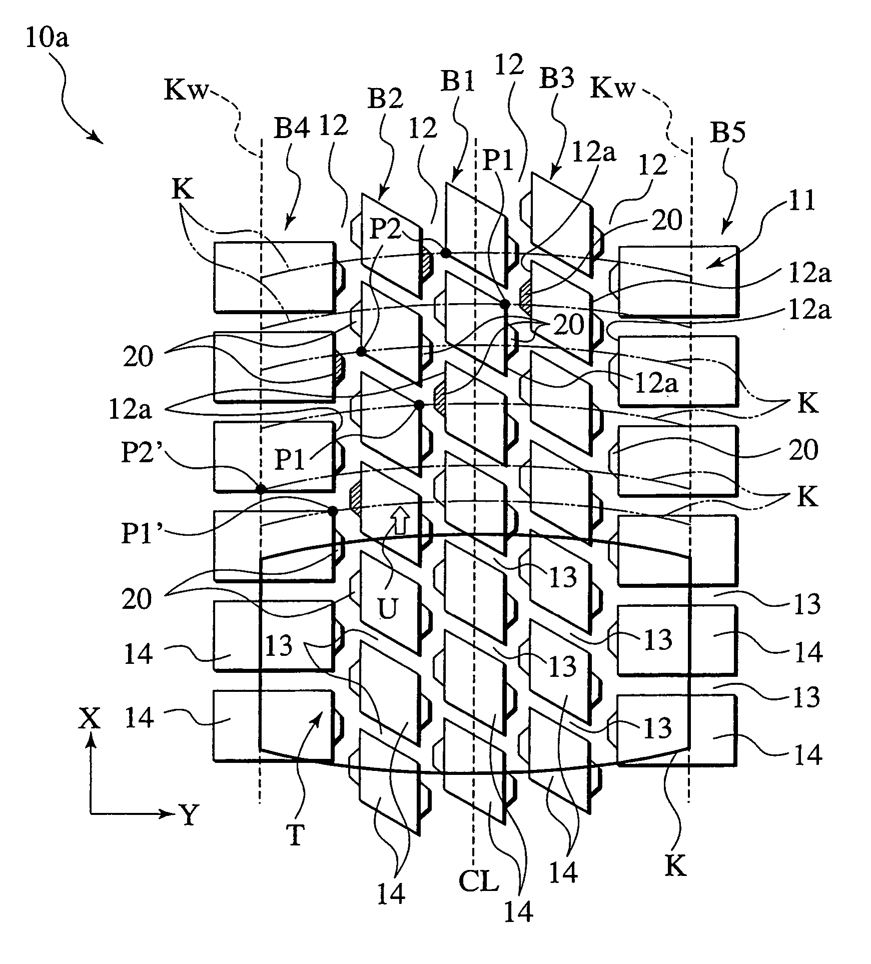 Pneumatic tire with tread including protruding portions on wall surface of groove