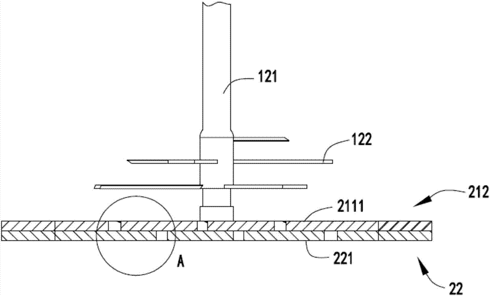 Multi-stage size beating device for textile size