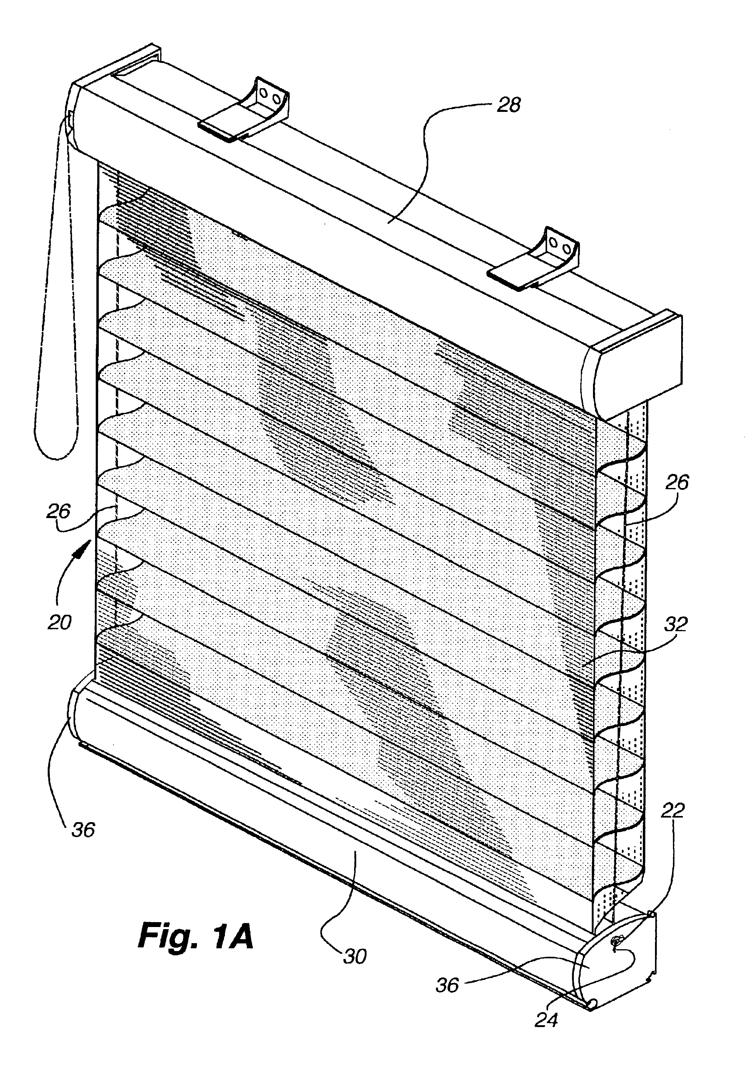 Window covering with improved anchor for operating cord