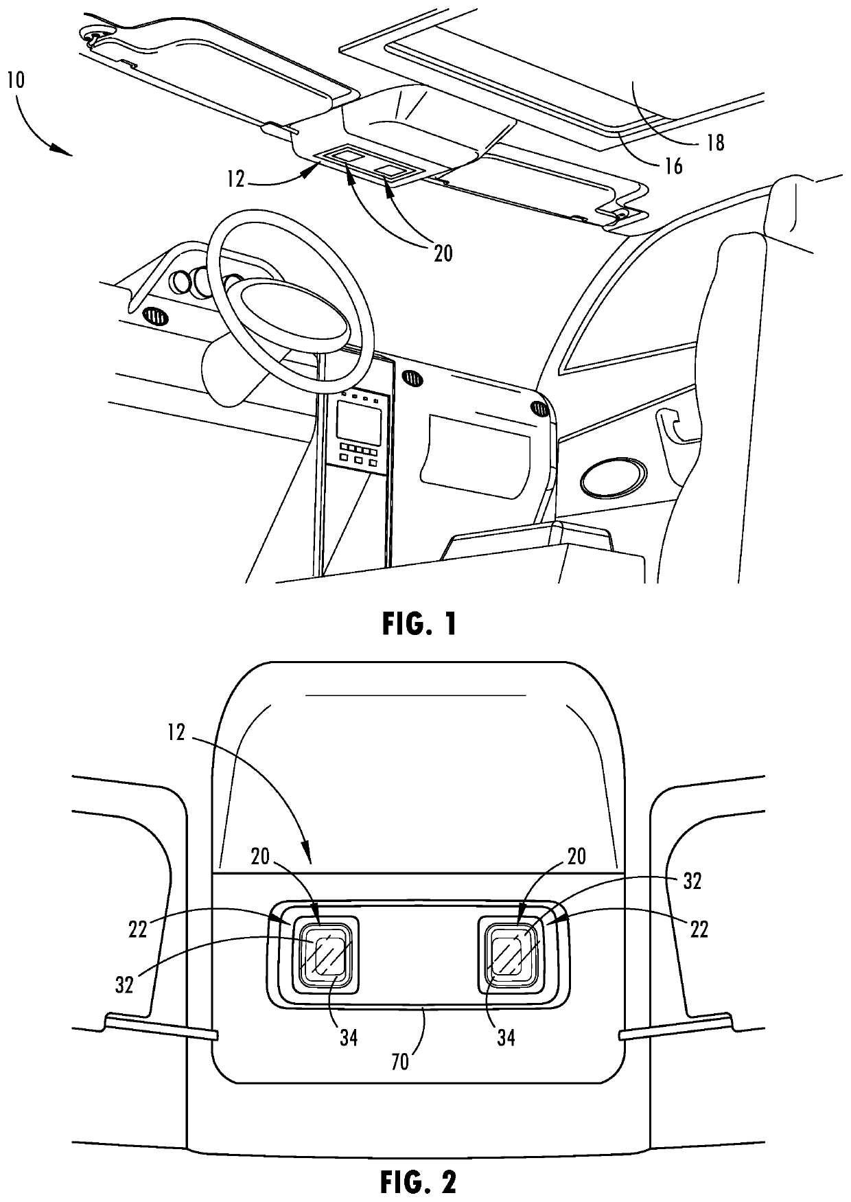Vehicle trim assembly having sensor and grounded trim component