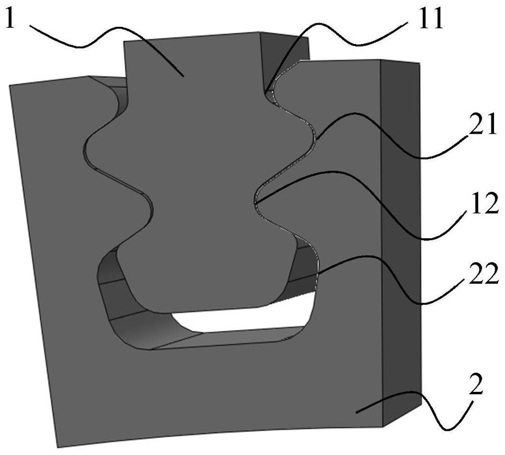 Fuzzy reliability analysis method for turbine tenon connection structure