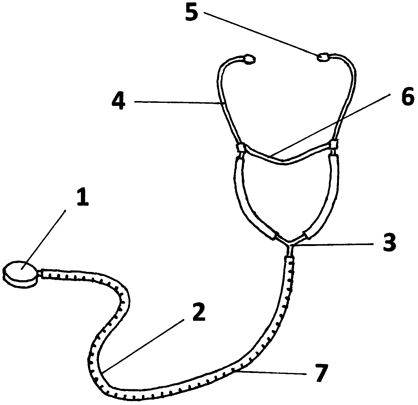 Stethoscope with scale