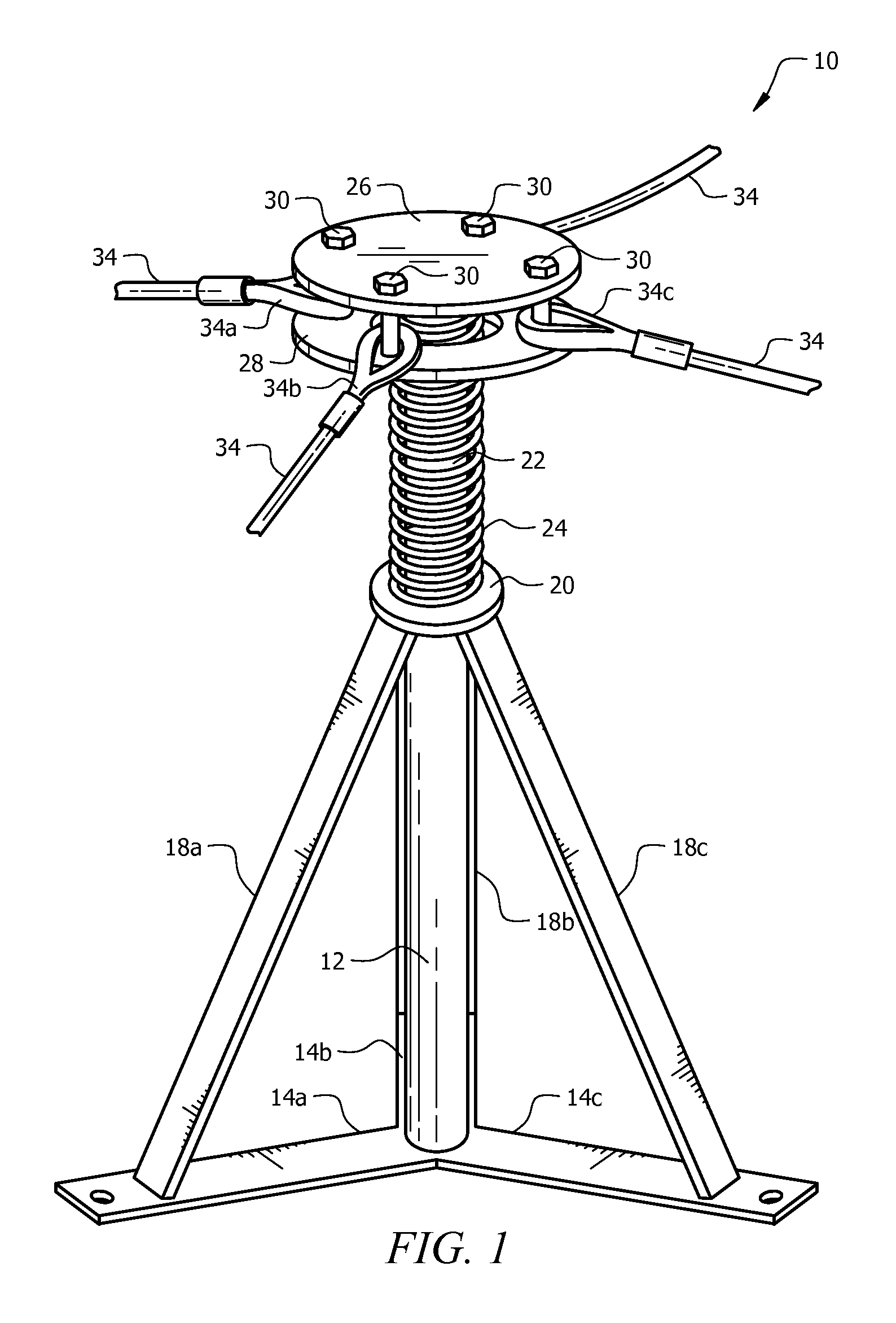 Impact absorbing telescoping post for multi-panel trampolines