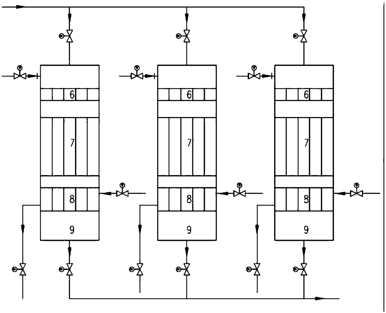 Coke oven flue gas low-temperature SCR denitration and waste heat recycling integrated device and process