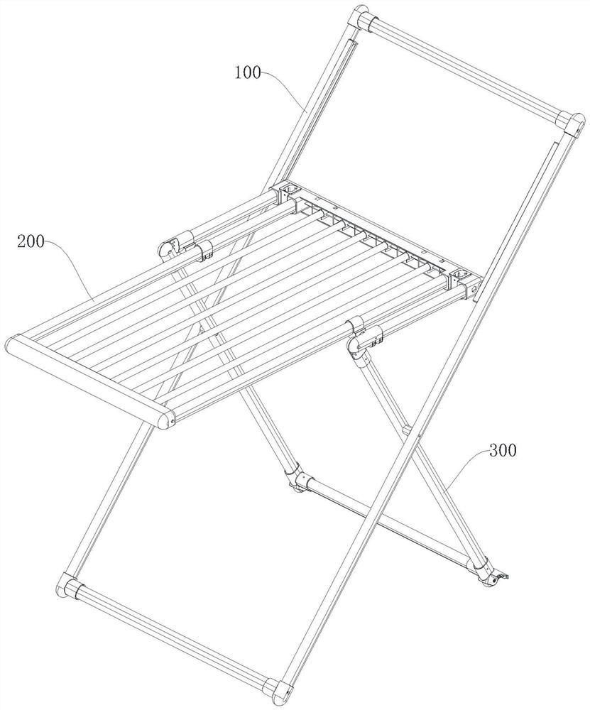 Folding drying rack