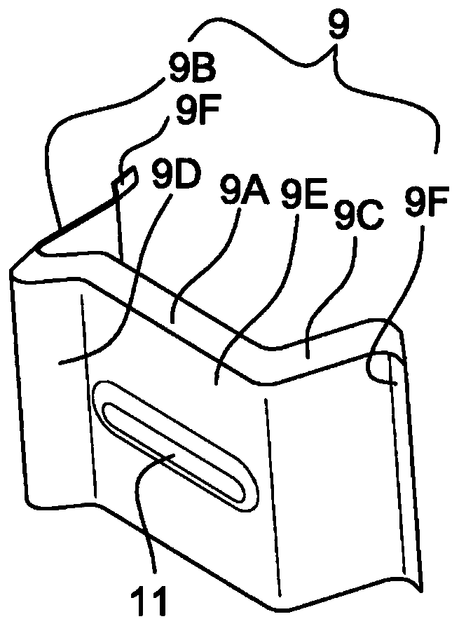 Reinforcement of the front structure of a motor vehicle for frontal crash with reduced overlap