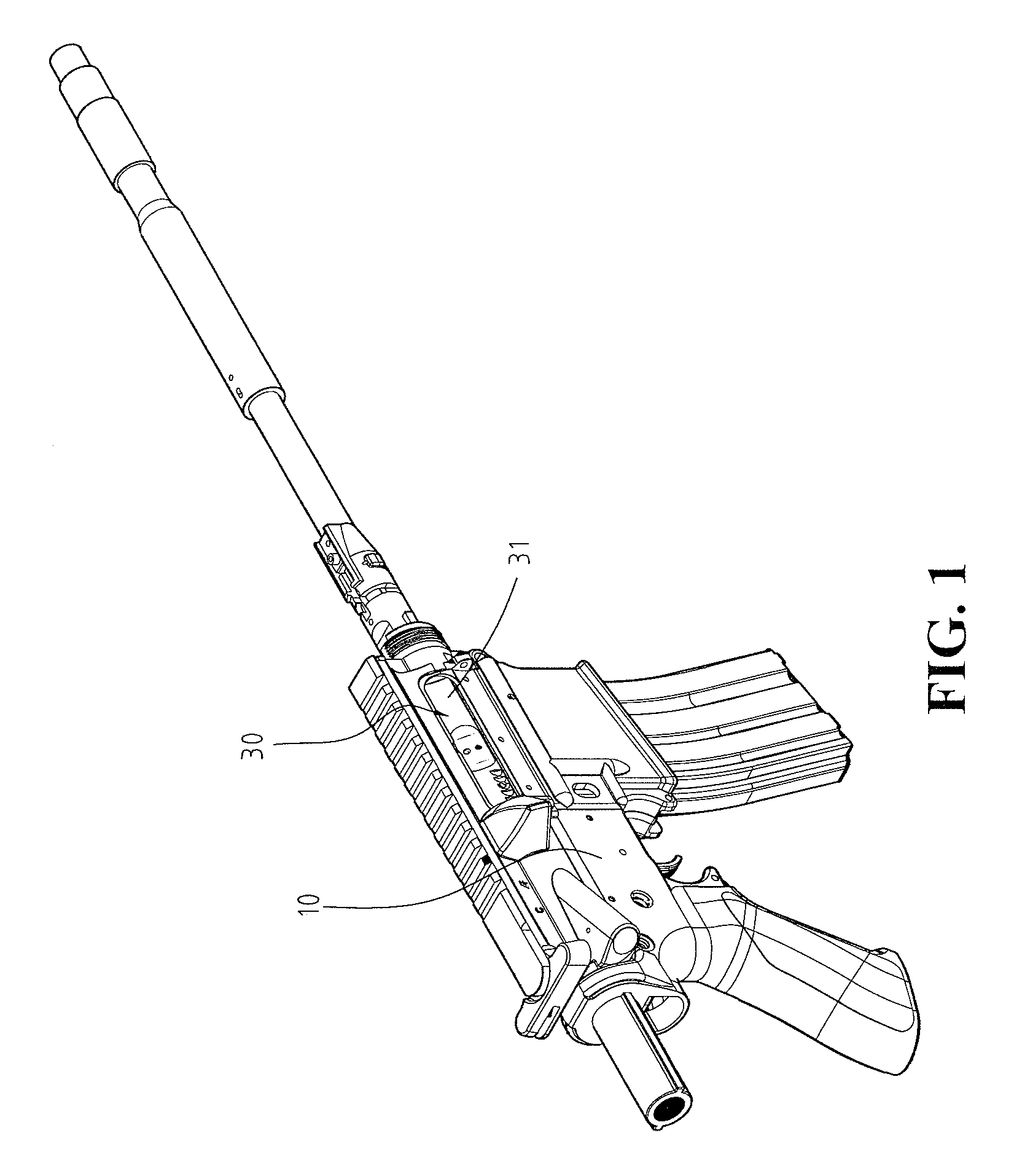 Toy gun mechanism with a sliding bolt assembly