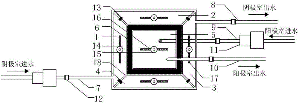 A retrograde microbial fuel cell device using ultrasonic pretreatment of electrogenic microorganisms