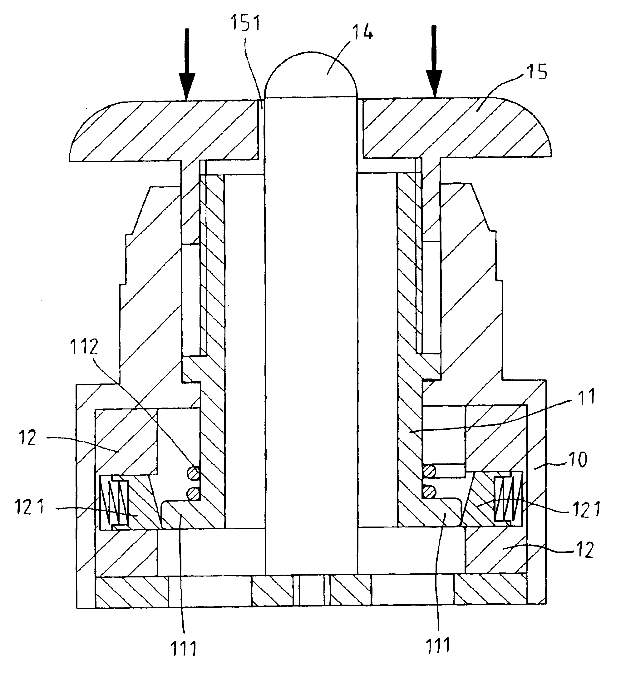 Emergency switch provided with means to signify state of activation or inactivation thereof