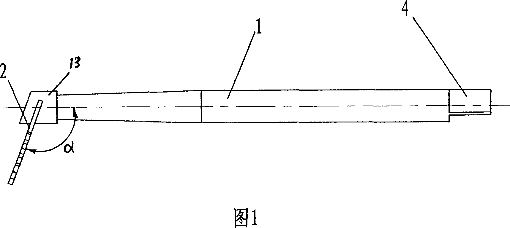 Swinging saw special for mandibular angle bone cutting