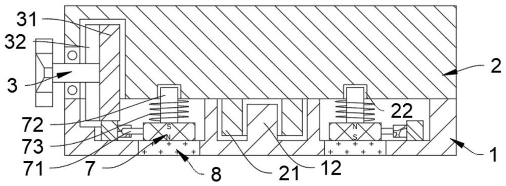 Integrated multi-gear magnetic gauge stand with controllable magnetic force for machine tool