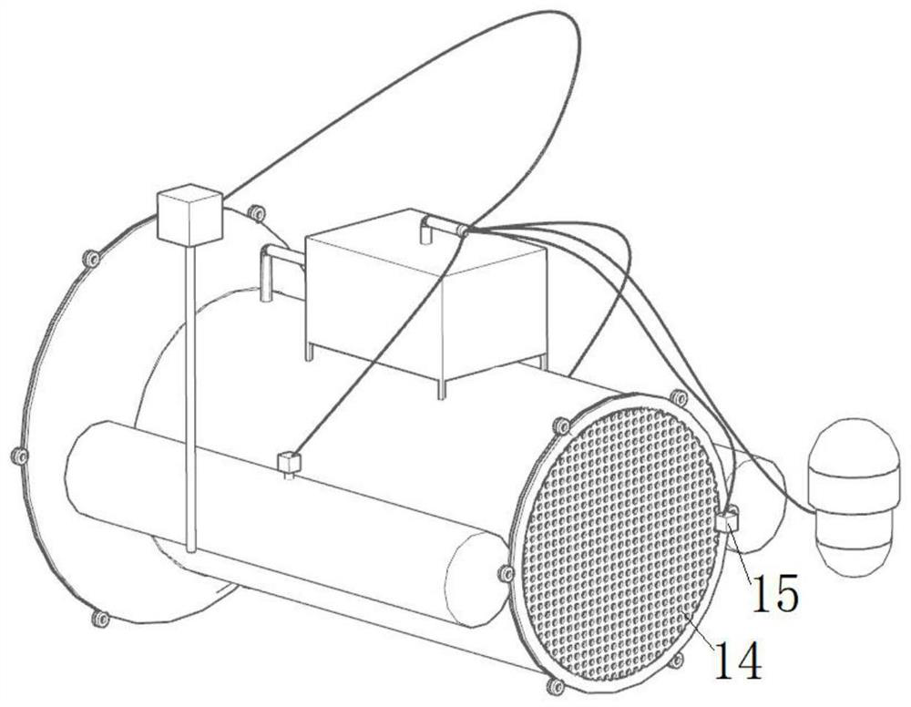 A self-submerged high-efficiency aerator