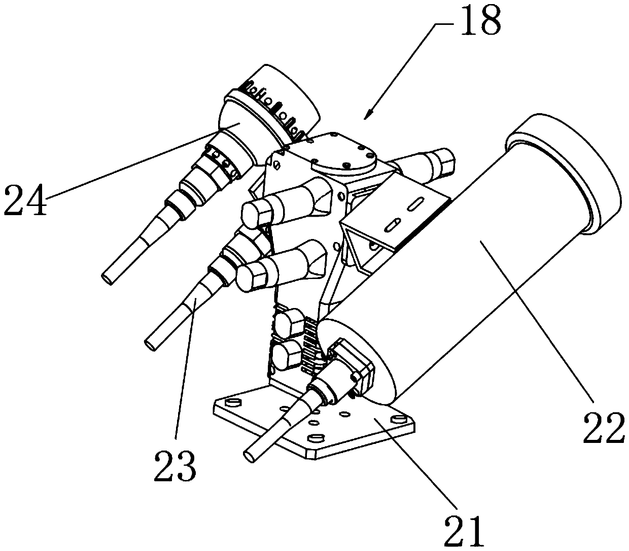 A marine engineering underwater detection robot