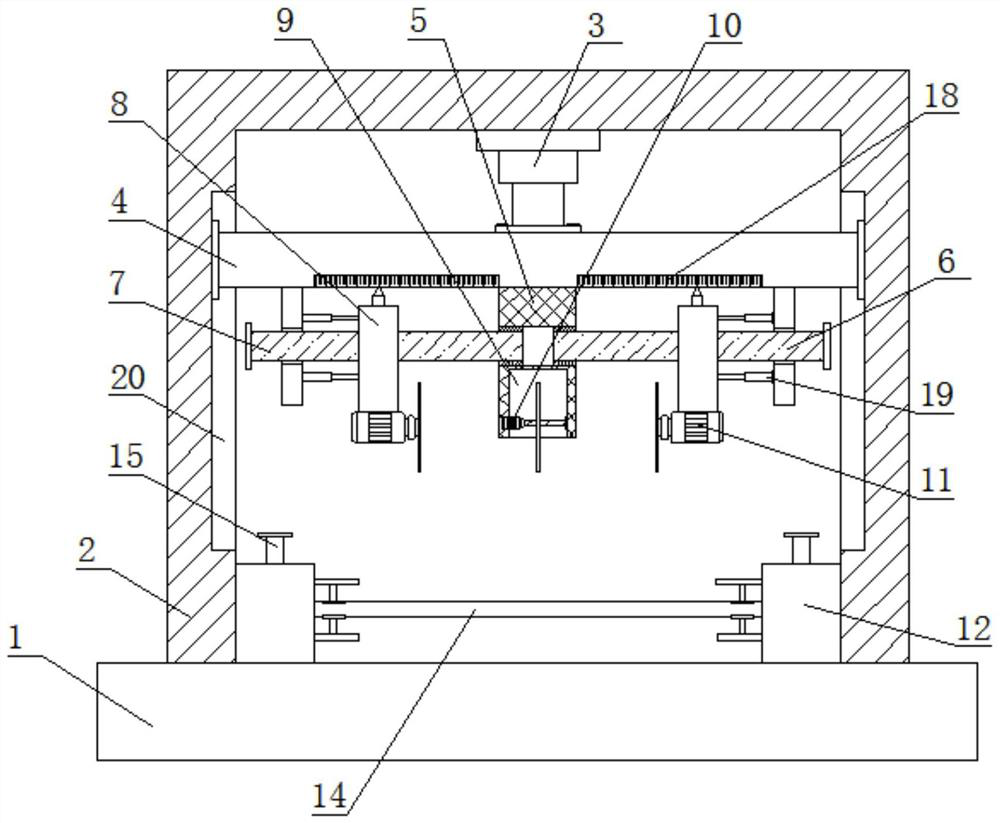 Synchronous multi-cutter fixed-distance cutting device for steel pipe
