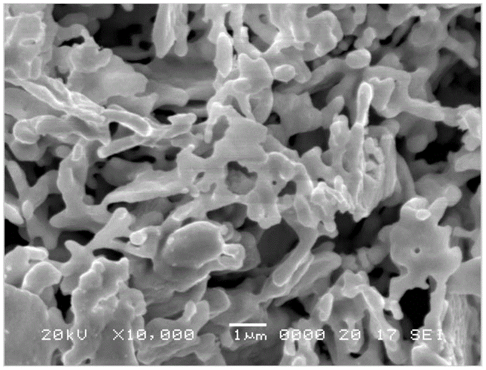 A preparation method of medium-voltage tantalum powder with improved withstand voltage performance