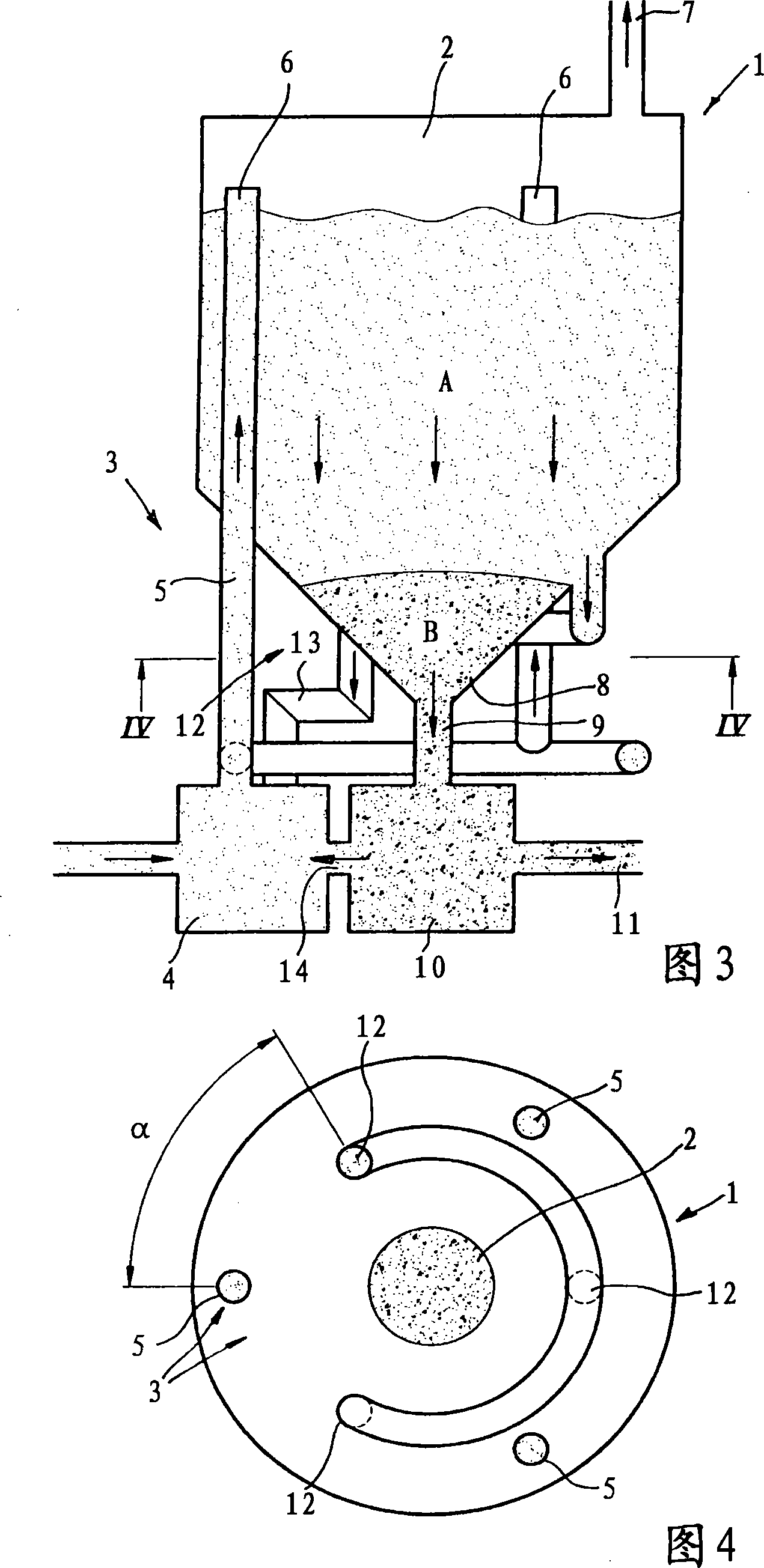 Method and device for the anaerobic fermentation of organic material