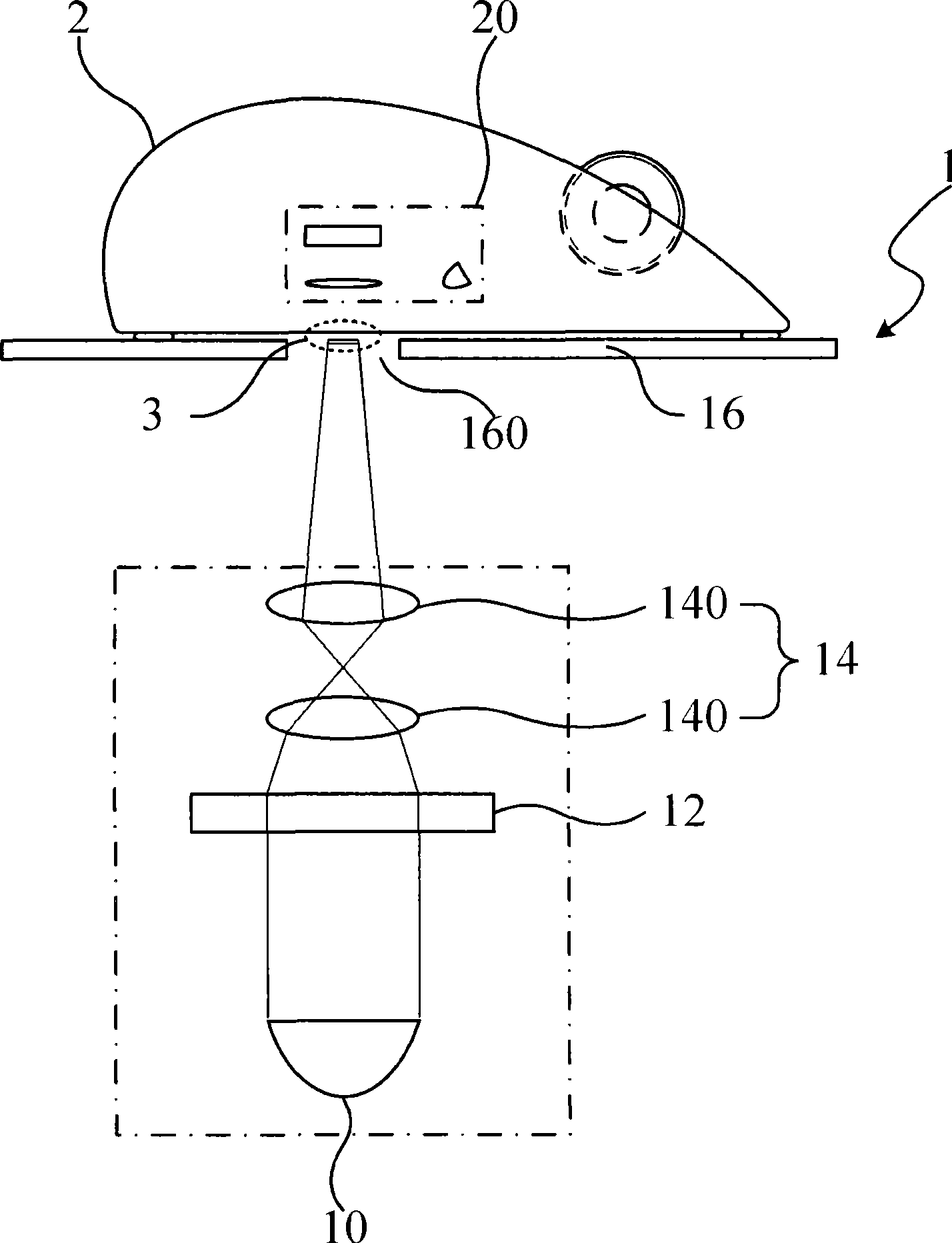 Detection device, system and method