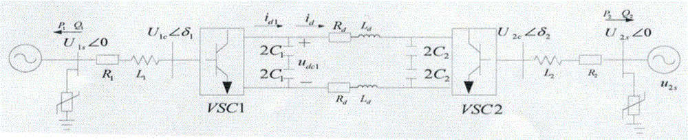 Design method of light-weight direct-current power transmission system controller based on active disturbance rejection control