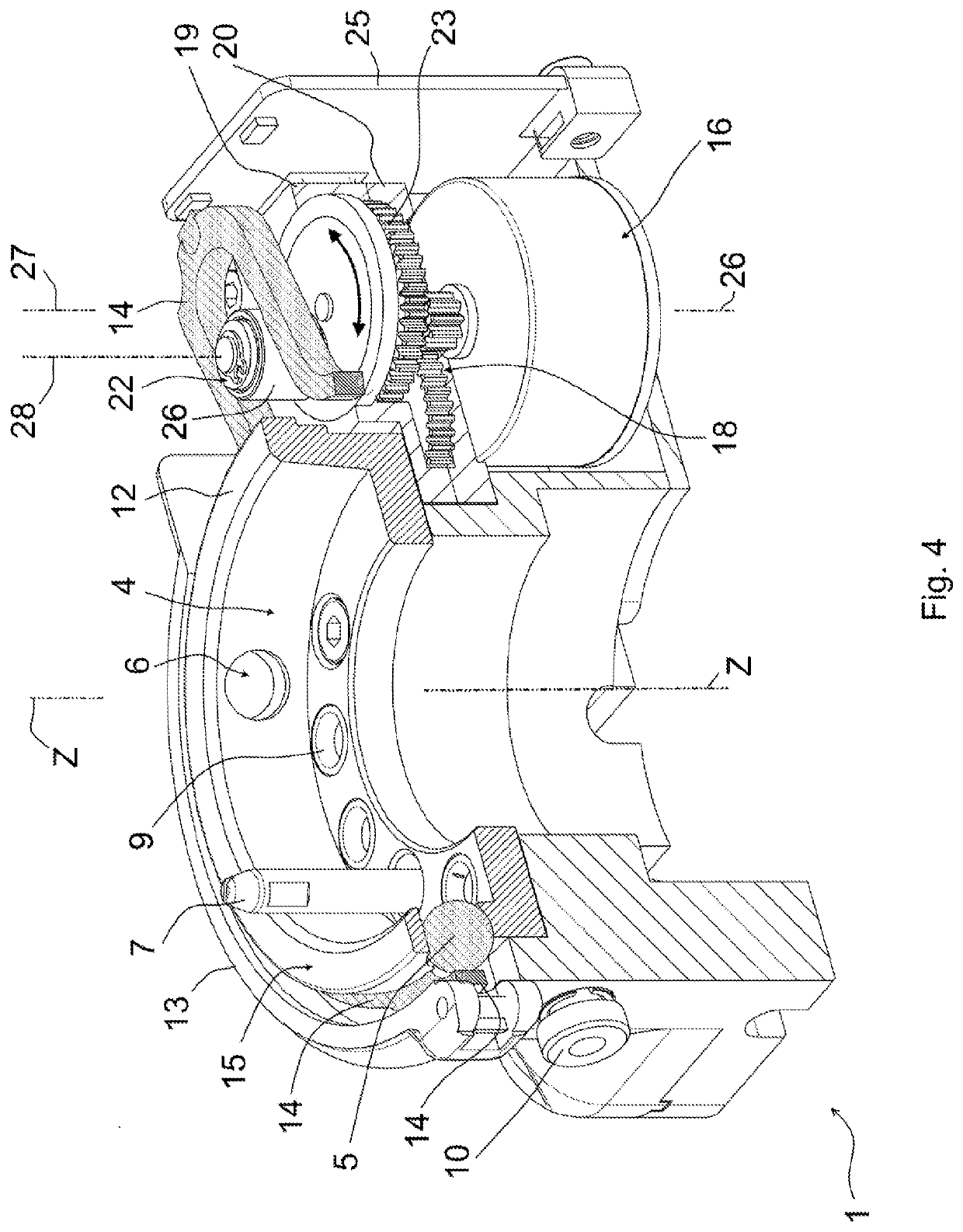 Electric tool changer