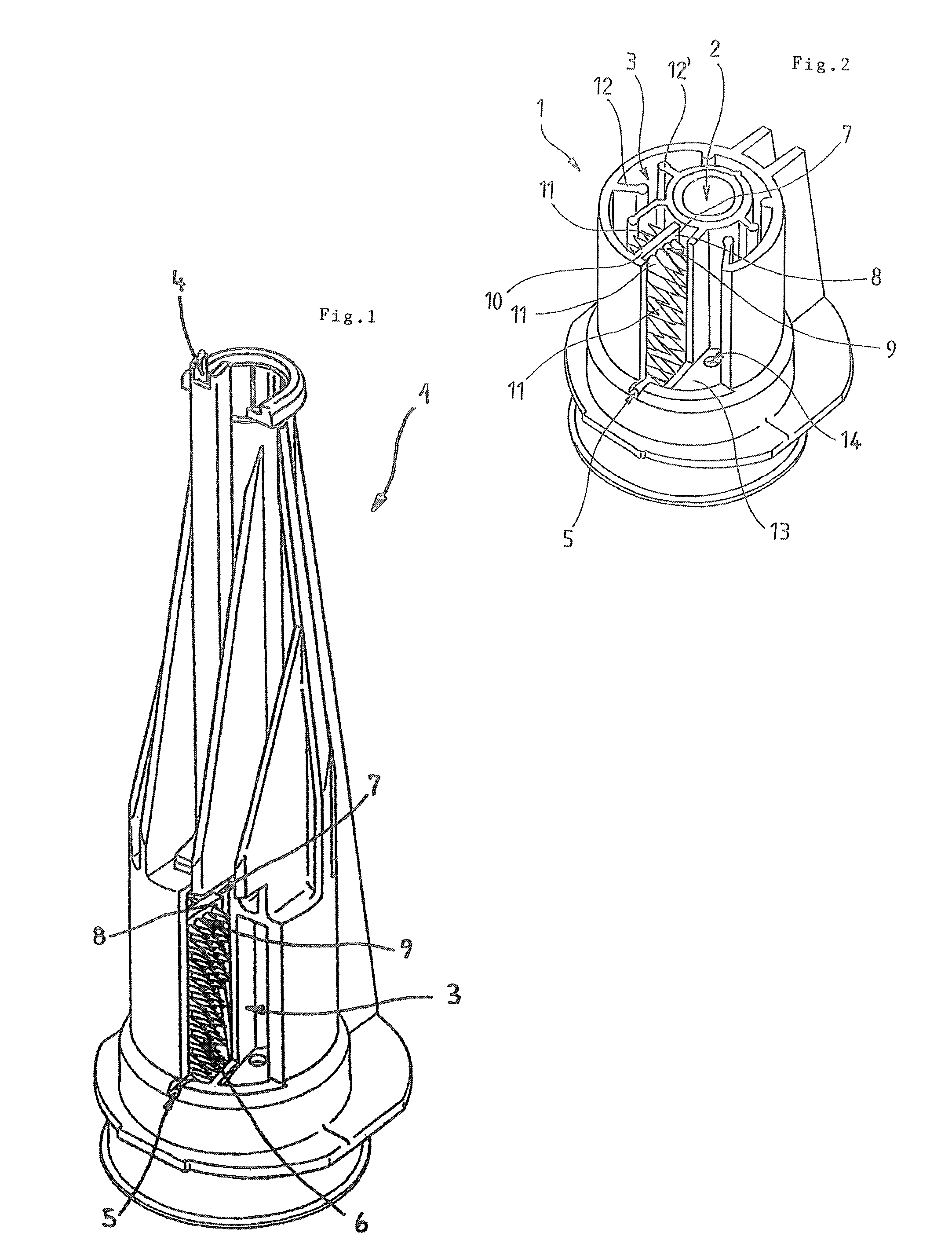Device for ascertaining a fill level of a medium