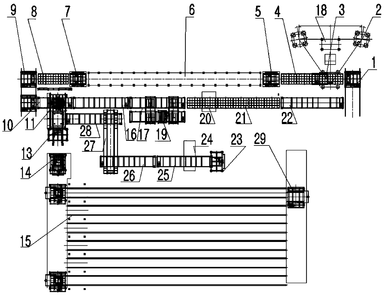 Automatic heat preservation building block production line