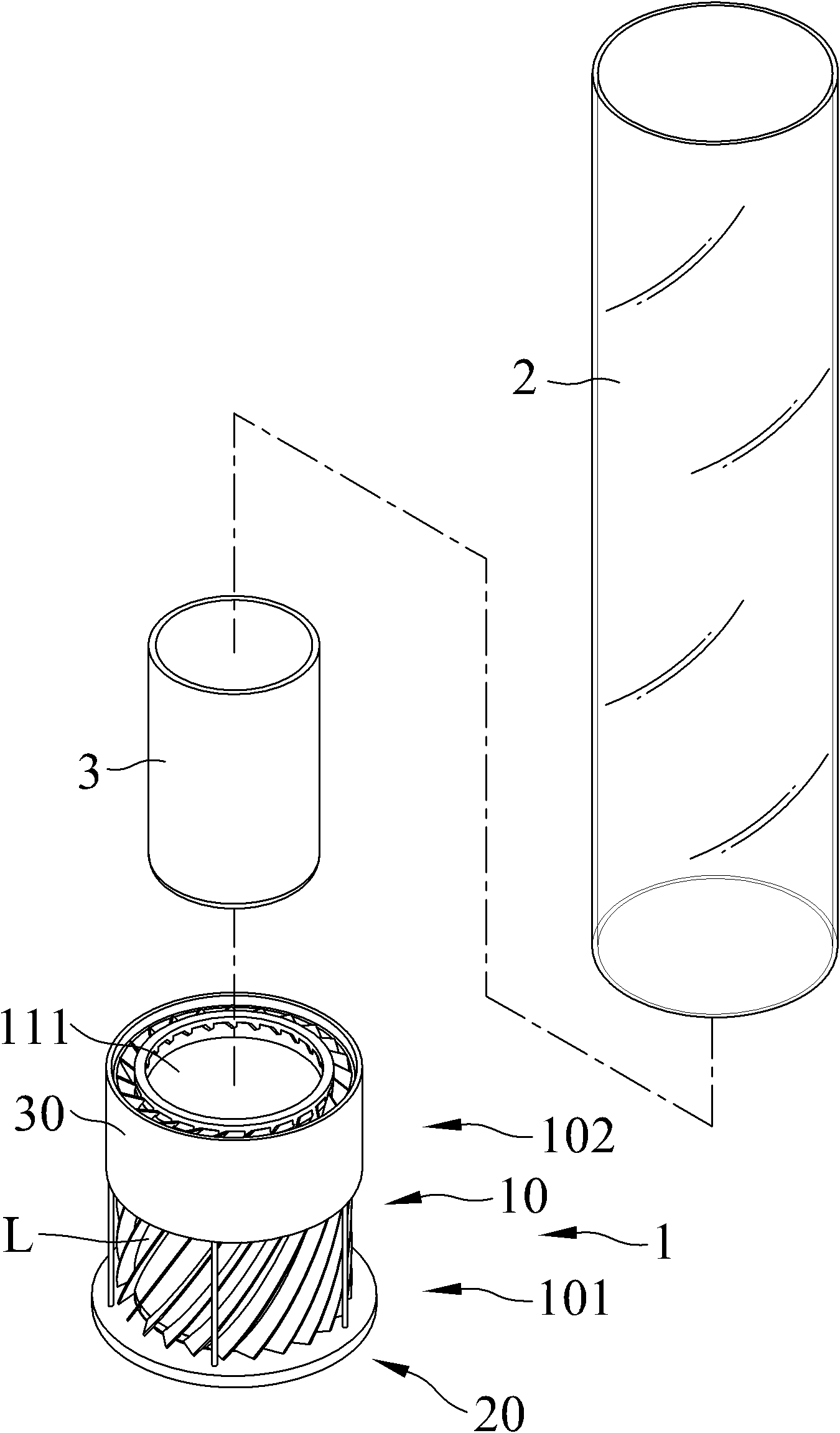 Device capable of increasing flame height