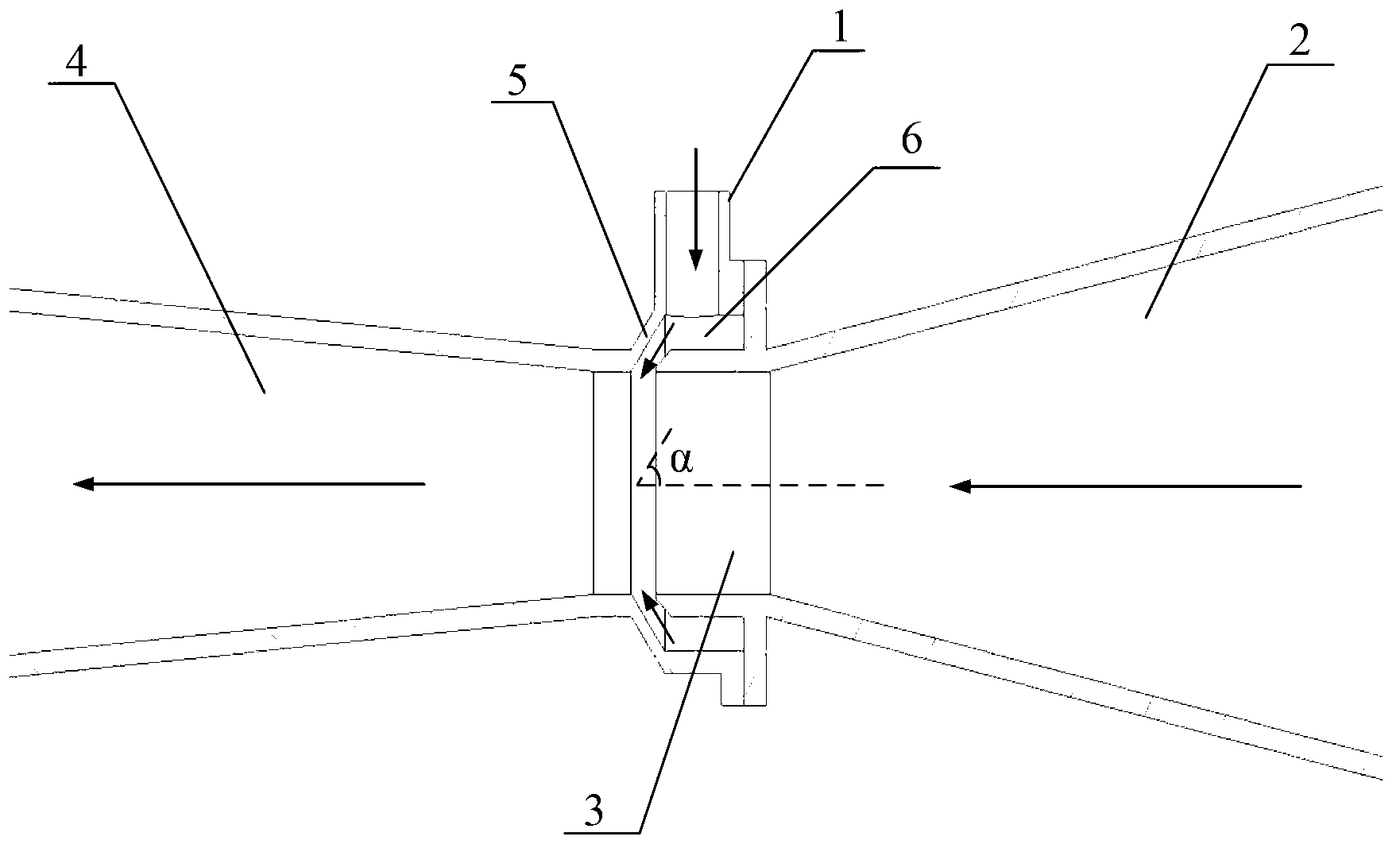 EGR (exhaust gas recirculation) air mixing device and fuel engine with EGR system