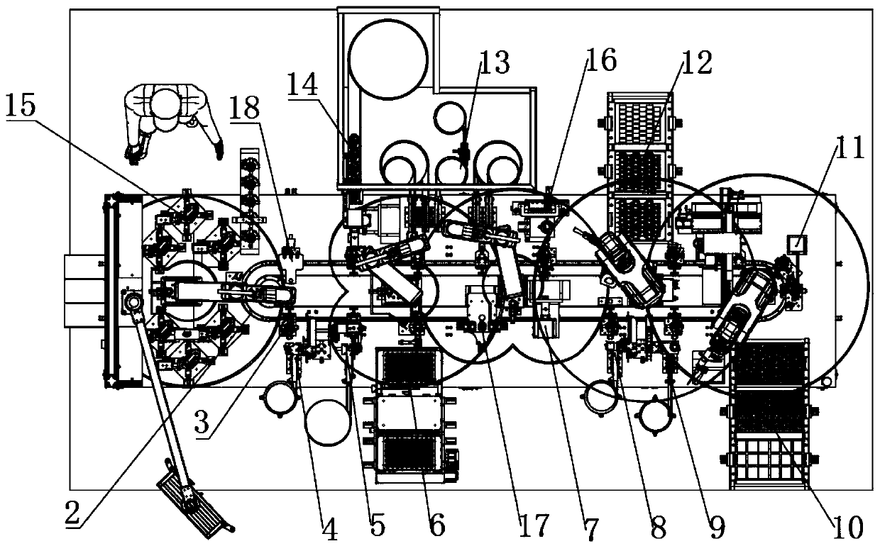 Automatic assembly equipment for water valve