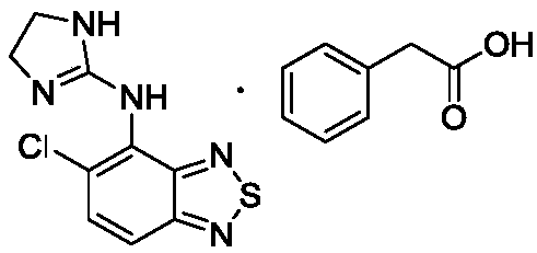 Tizanidine phenylacetate crystal form A and preparation method and applications thereof