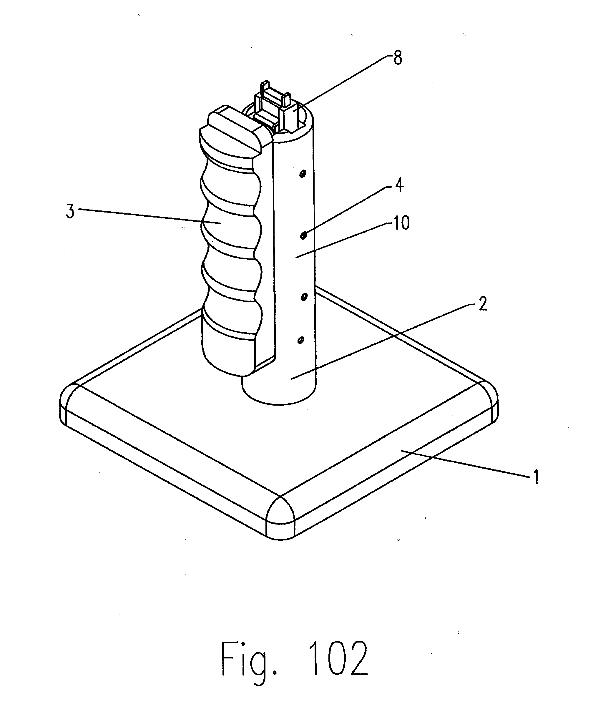 Ergonomic Thermoluminescent Dosimeter Adapter