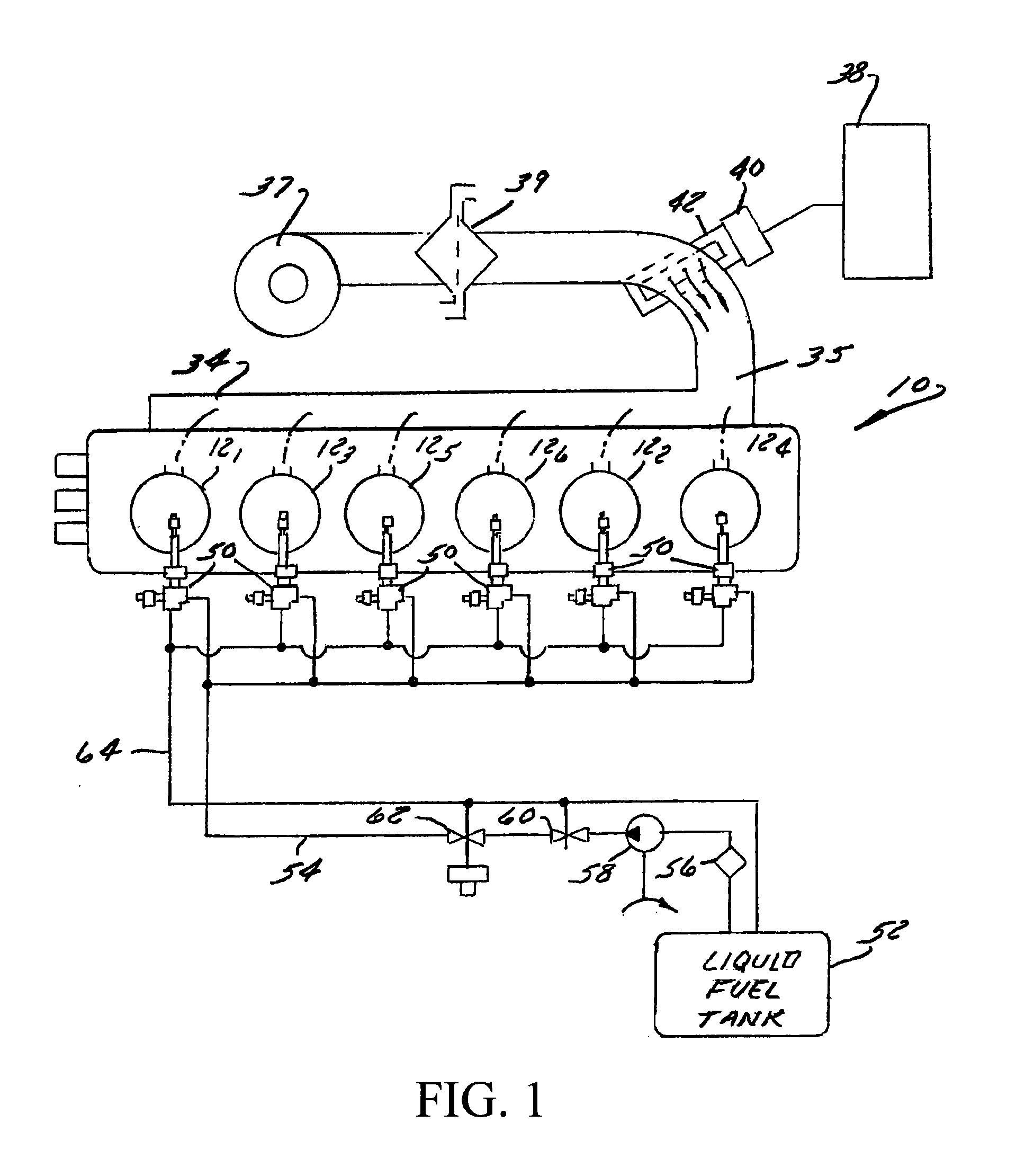 Method and apparatus for controlling liquid fuel delivery during transition between modes in a multimode engine