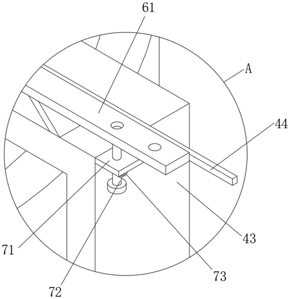 Concrete stirring device for building construction