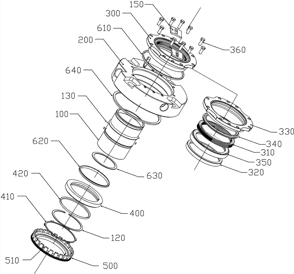 Bellows mechanical sealing device with self-circulation function