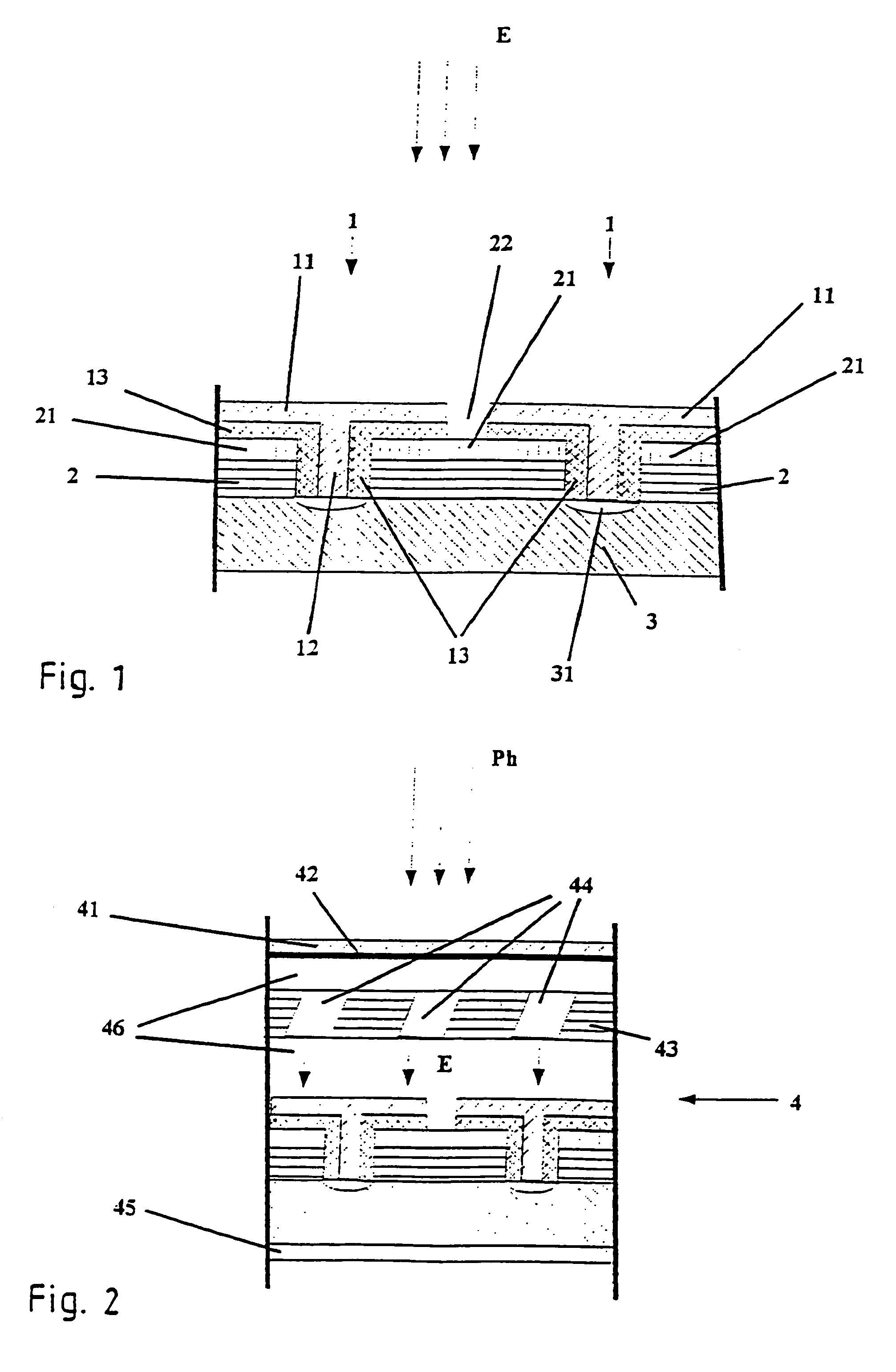 Semiconductor sensor, comprising a pixel structure and the use of said sensor in a vacuum system