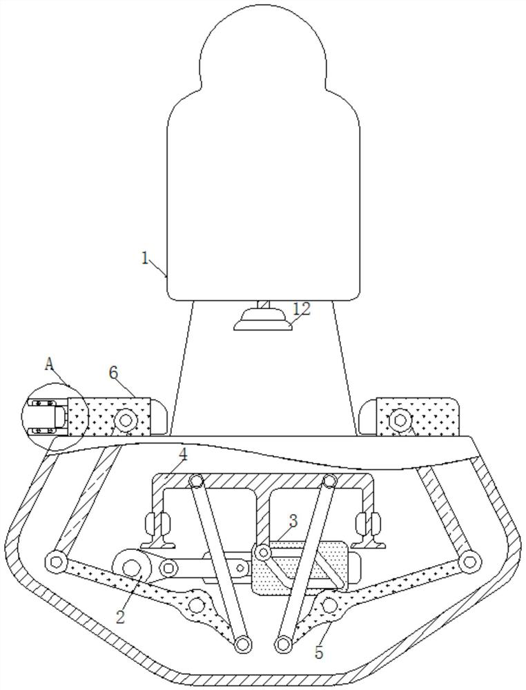 Wood board glue spraying device for furniture field