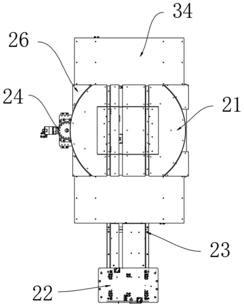Automatic height measuring and leveling mechanism for battery swap station vehicle