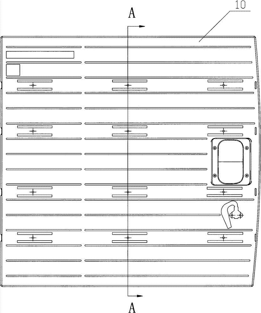 Car spare tire cover plate manufacturing method